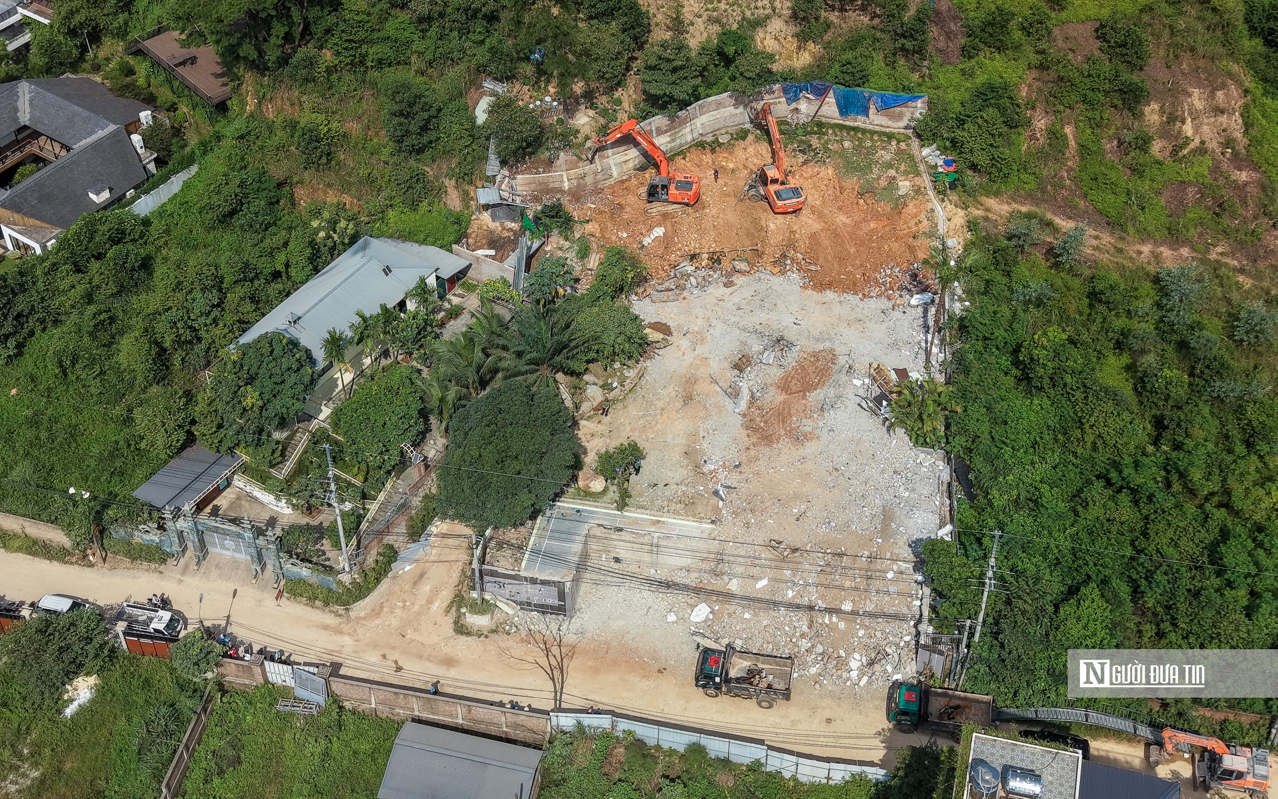 Bắt đầu phá dỡ công trình "mọc" trong rừng phòng hộ Sóc Sơn- Ảnh 14.