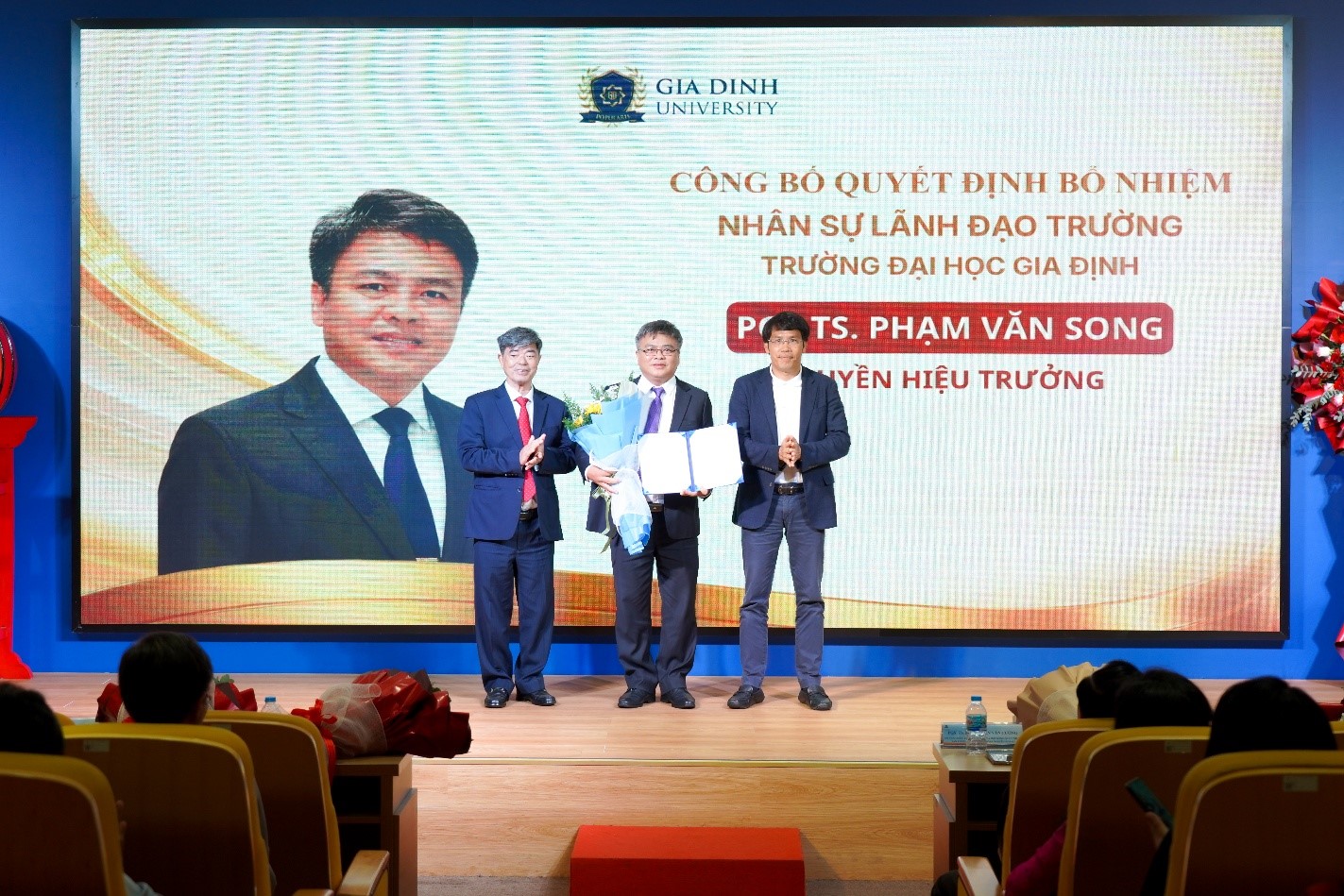 Trường Đại học Gia Định bổ nhiệm Quyền Hiệu trưởng, định hướng phát triển giai đoạn mới - Ảnh 1.