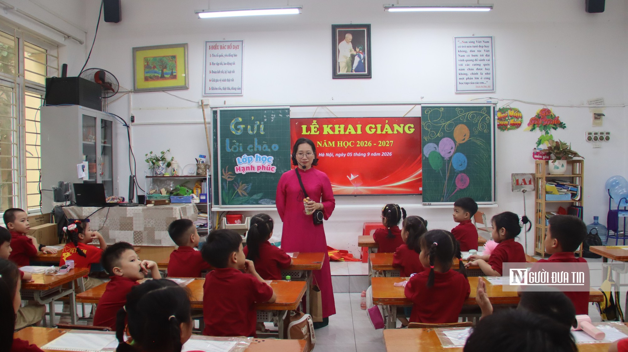 Khai giảng năm học mới tại ngôi trường đặc biệt ở Hà Nội - Ảnh 5.