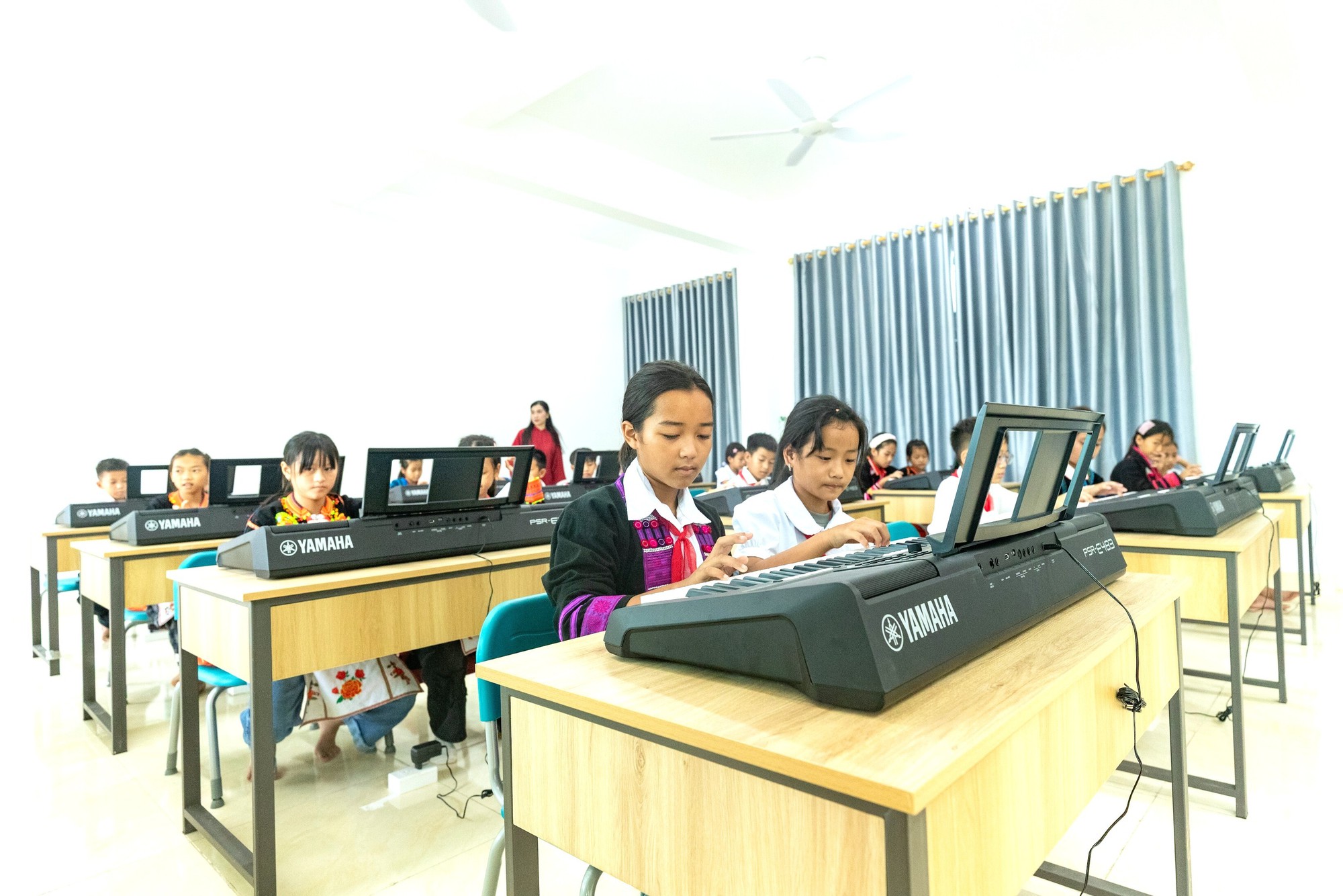 Khánh thành Trường Phổ thông nội trú Tiểu học và Trung học cơ sở Petrovietnam - Phong Thổ (Lai Châu)- Ảnh 15.
