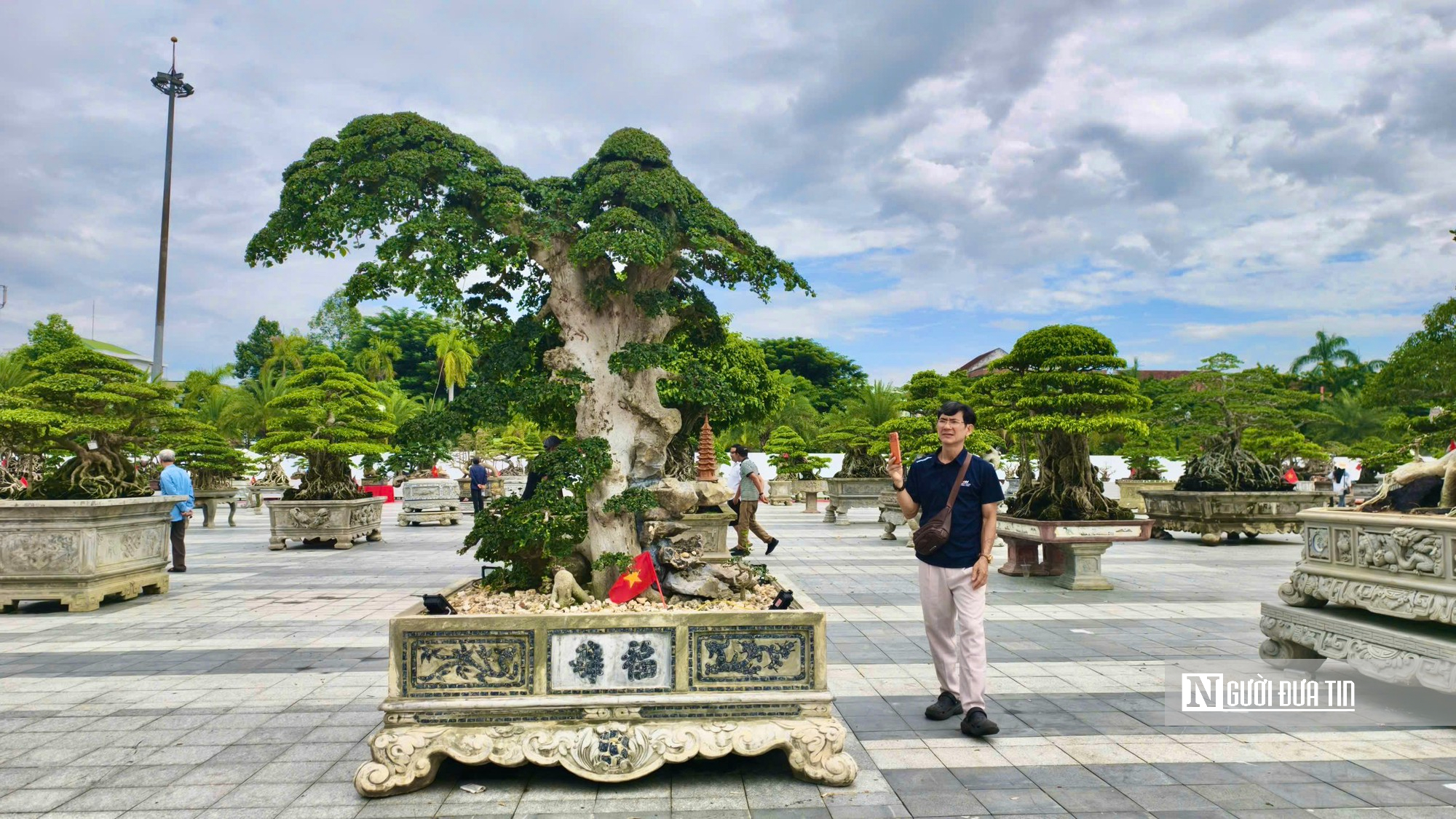 Trriển lãm cây cảnh ở Quảng Ngãi hút khách, một gốc "Thạch nham cổ mộc" được định giá 6,5 tỷ đồng- Ảnh 5.