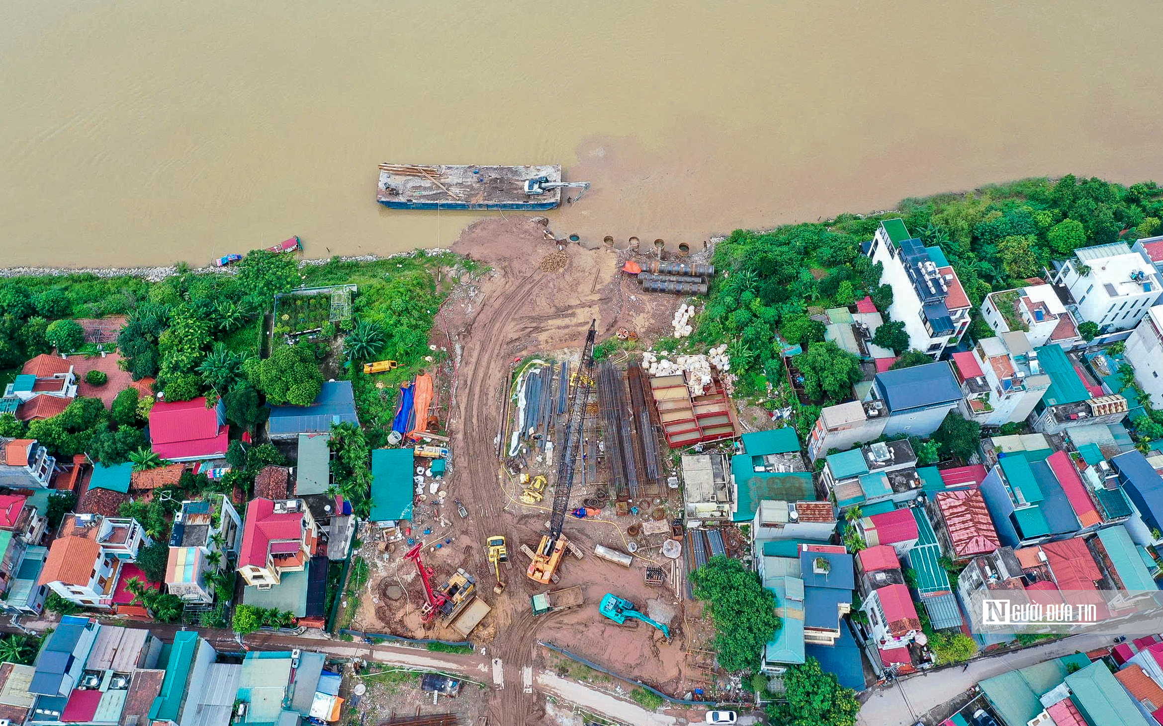 Hà Nội tăng tốc thi công cầu Tứ Liên- Ảnh 8.