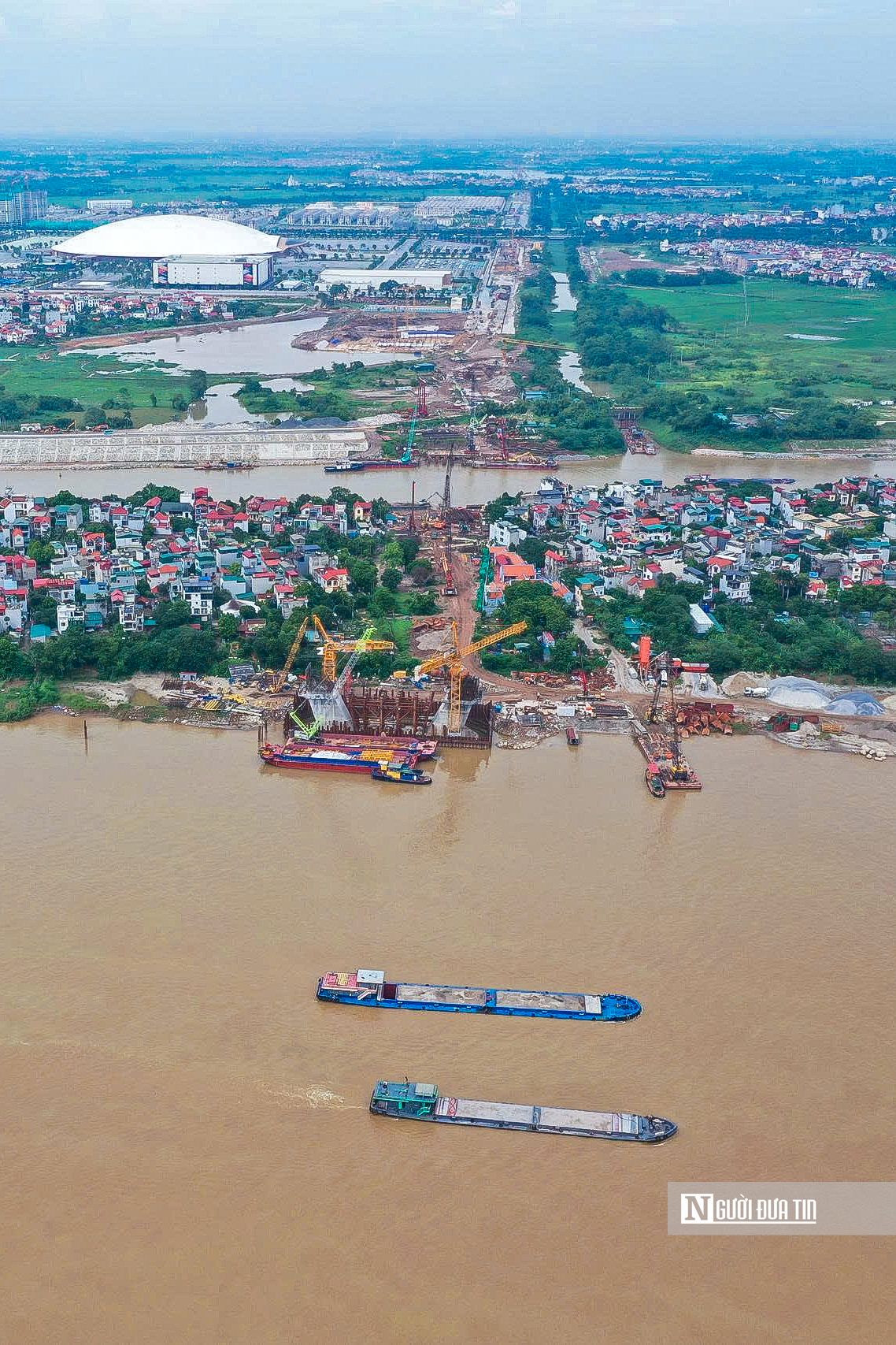 Hà Nội tăng tốc thi công cầu Tứ Liên- Ảnh 6.