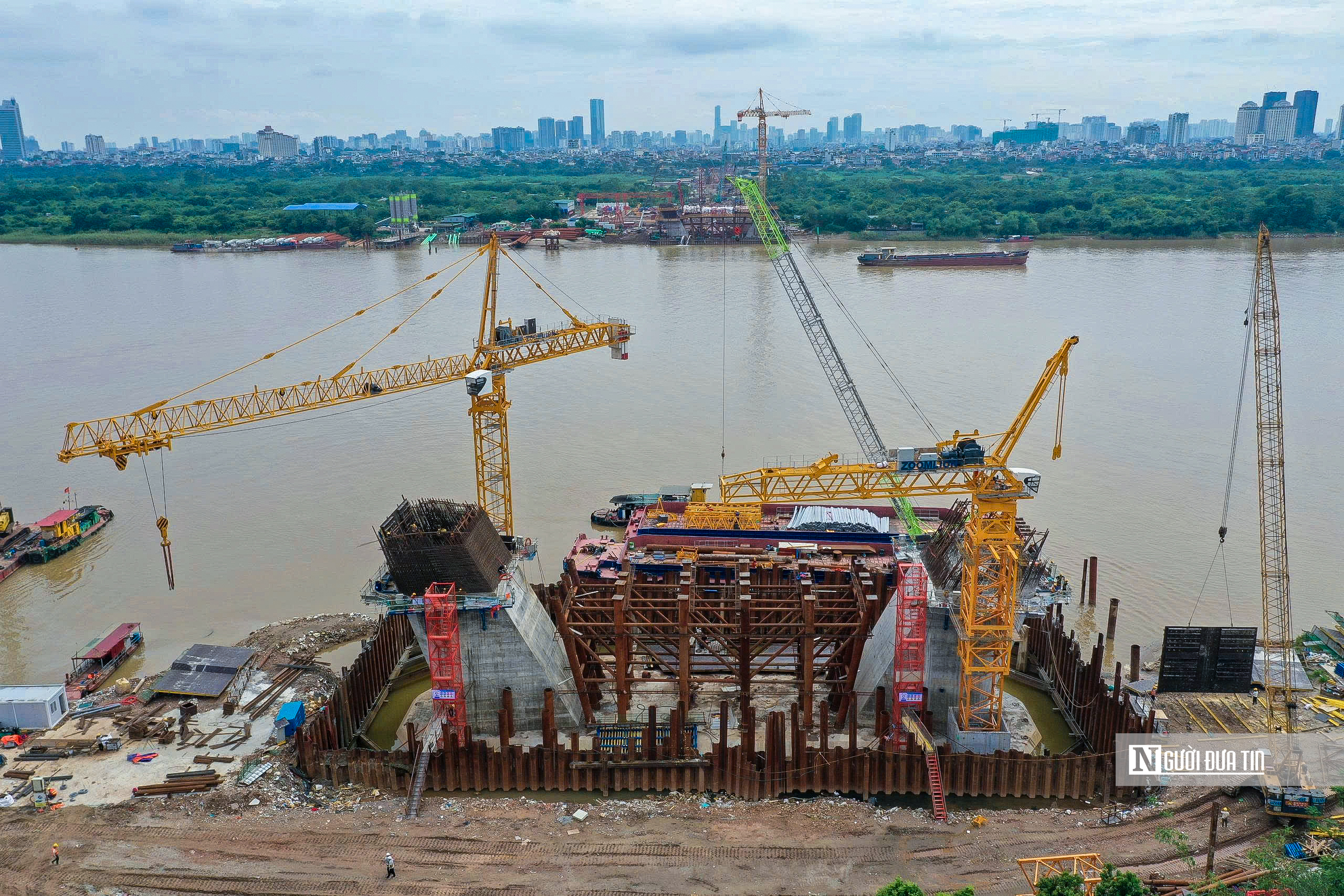 Hà Nội tăng tốc thi công cầu Tứ Liên- Ảnh 3.
