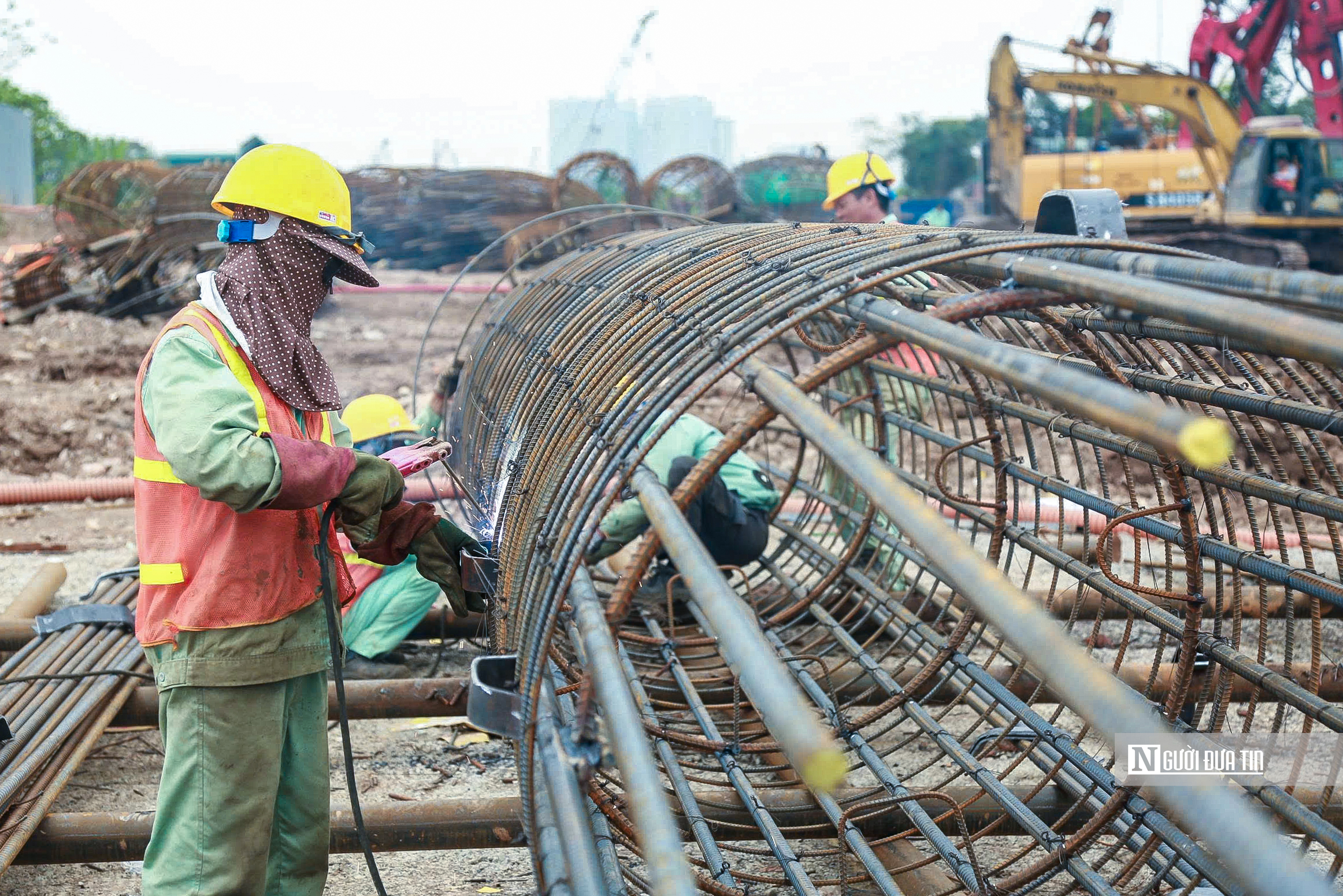 Hà Nội tăng tốc thi công cầu Tứ Liên- Ảnh 11.