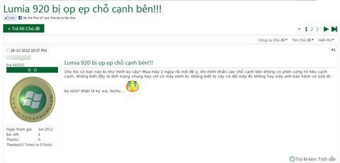 Công nghệ - Lumia 920 chính hãng tại VN bị lỗi hàng loạt  (Hình 7).