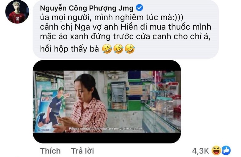 Văn hoá - Cầu thủ sinh năm 2000 "thả thính" Khả Ngân, Công Phượng xuất hiện vài giây cũng "gây sốt" phim trăm tỷ (Hình 8).