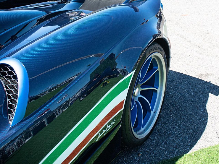 Không nên bỏ lỡ - Đây là mẫu xe cực hiếm Pagani Huayra Tricolore màu Blu Tricolore trị giá hơn 150 tỷ đồng (Hình 6).