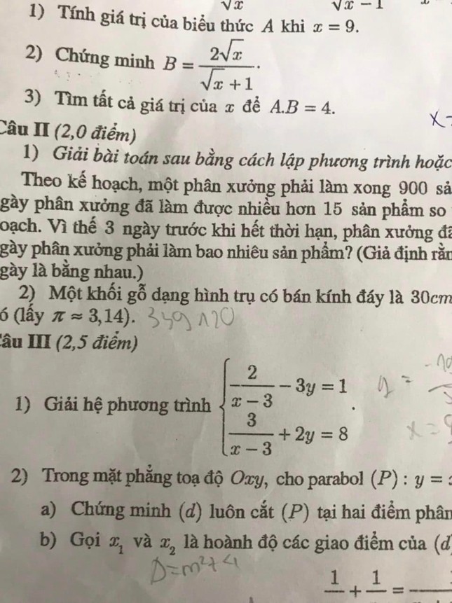 Xã hội - Thí sinh thi vào lớp 10 bật khóc vì đề Toán in mờ: Sở GD-ĐT Hà Nội nói gì?