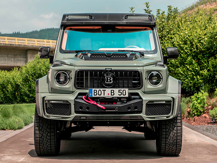 Không nên bỏ lỡ - Hãng độ Brabus ra mắt phiên bản Brabus Stealth Green cho dòng xe G63 4x4