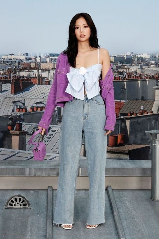 Văn hoá - Học Jennie (Blackpink) cách lên đồ sành điệu với quần jeans (Hình 10).