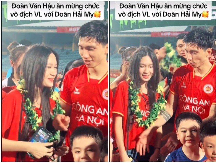 Văn hoá - Bạn gái Đoàn Văn Hậu hút mọi ánh nhìn trên khán đài