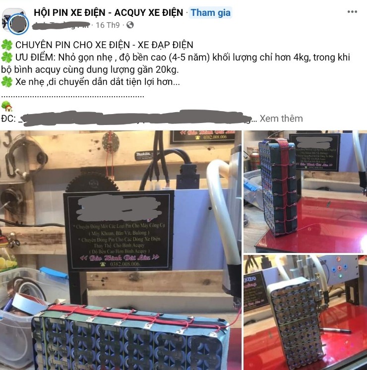 Đời sống - Mua pin độ xe đạp điện: Hiểm họa khôn lường! (Hình 2).