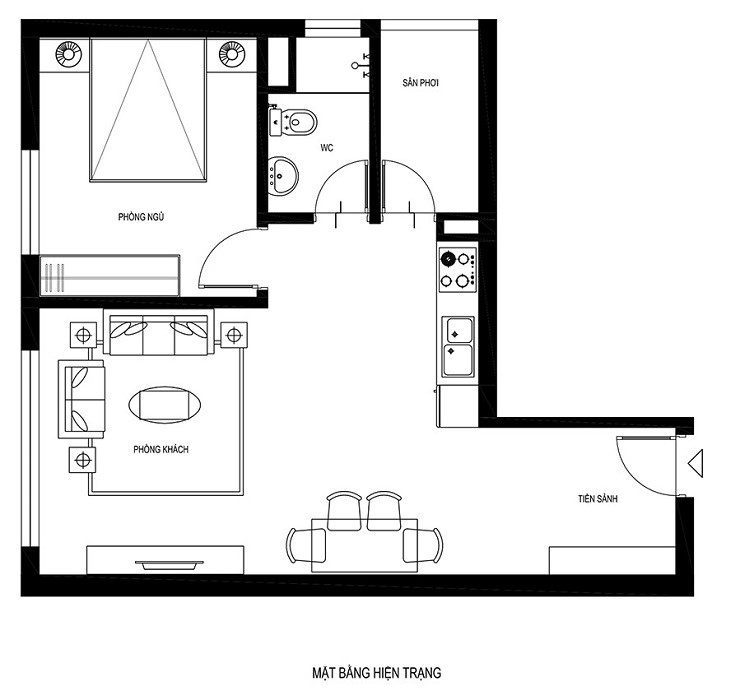 Đời sống - Mua căn hộ cũ 55m2, vợ chồng trẻ chi thêm 200 triệu cải tạo đẹp lung linh (Hình 6).