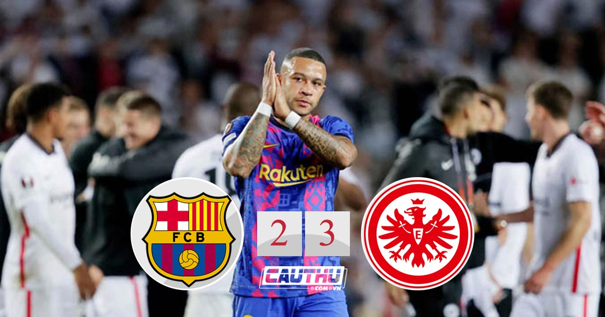 Bóng đá Châu Âu - Frankfurt kéo sập Nou Camp, Barca tan mộng vô địch Europa League