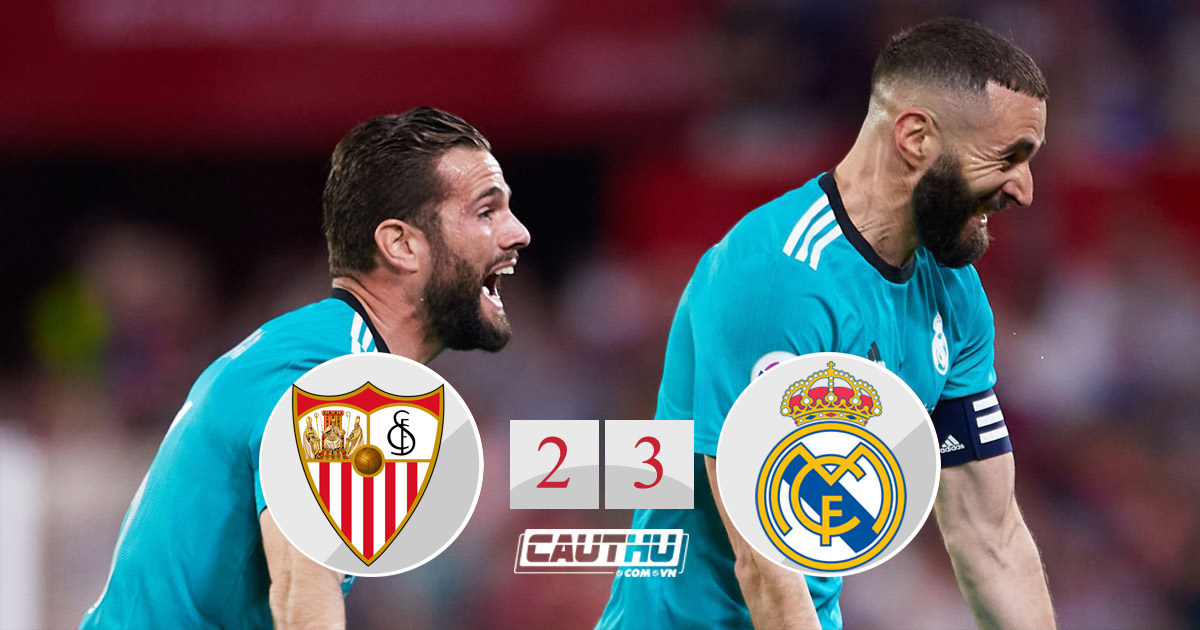 Bóng đá Tây Ban Nha - Benzema chói sáng phút 90+2, Real tiến sát ngôi vô địch La Liga