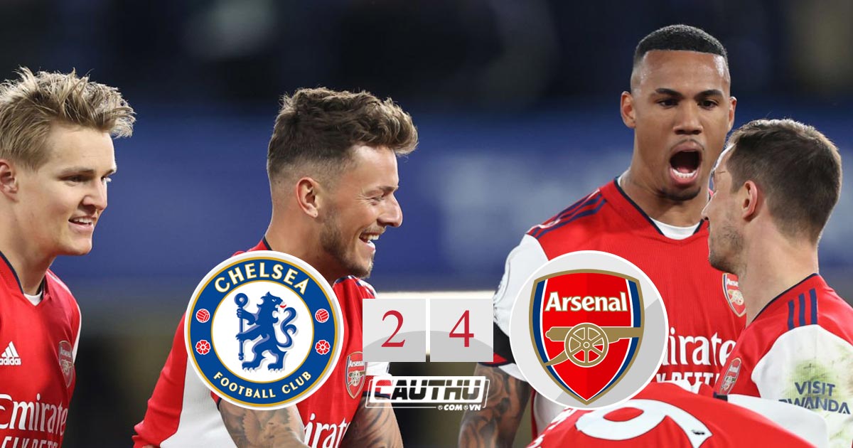 Bóng đá Anh - Hàng thủ mắc sai lầm, Arsenal nhấn chìm Chelsea