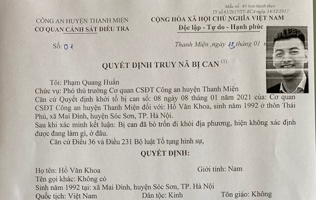 An ninh - Hình sự - Truy nã đối tượng nổ súng vào xe 'thánh chửi' Dương Minh Tuyền