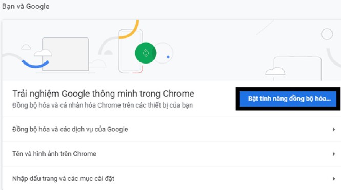 Công nghệ - Hướng dẫn bạn cách bật tính năng đồng bộ hóa trên Google Chrome (Hình 2).