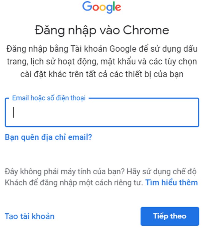 Công nghệ - Hướng dẫn bạn cách bật tính năng đồng bộ hóa trên Google Chrome (Hình 3).