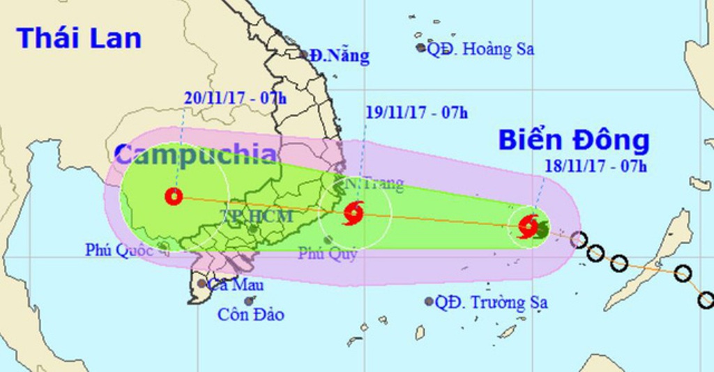 Tin nhanh - Bến Tre: Khẩn trương kêu gọi các tàu thuyền vào bờ tránh bão