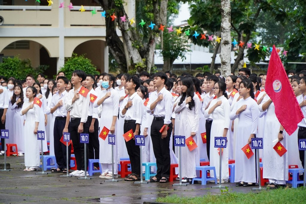 Giáo dục - Bí thư Trung ương Đoàn dự khai giảng năm học mới tại Vĩnh Long (Hình 4).