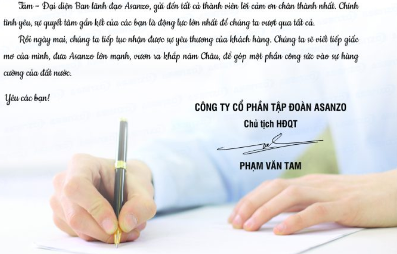 Tiêu dùng & Dư luận - CEO Asanzo Phạm Văn Tam viết tâm thư trấn an khách hàng giữa 'bão' dư luận (Hình 3).