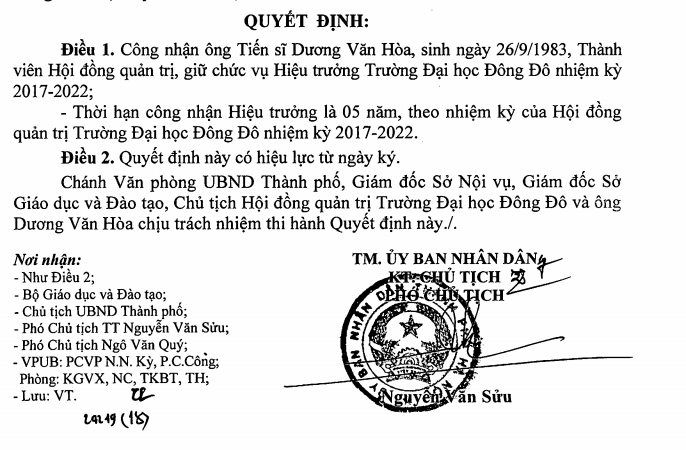 Giáo dục - Hiệu trưởng đại học Đông Đô vừa bị bắt là ai? (Hình 2).