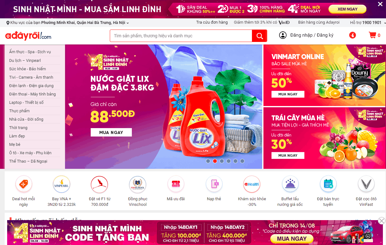 Tiêu dùng & Dư luận - Vincommerce tạm dừng bán hàng trên Adayroi 