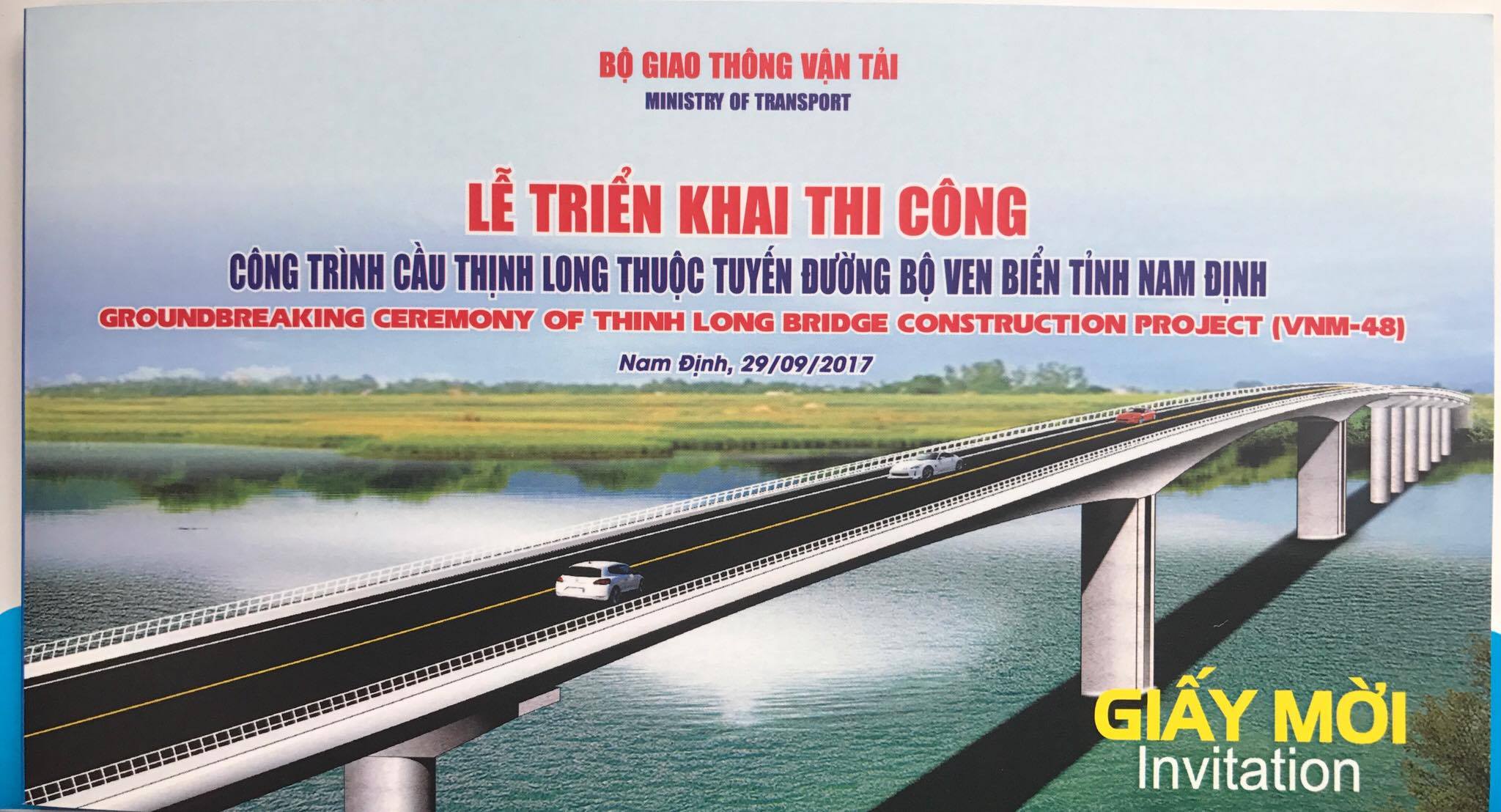 Xã hội - Nam Định: Chính thức khởi công cầu vượt sông Thịnh Long (Hình 2).