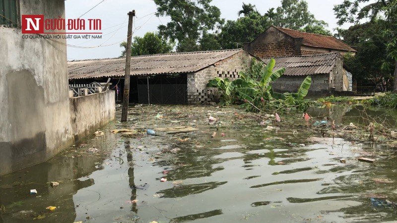 Tin nhanh - Toàn cảnh ngập lụt ở ngoại thành Hà Nội nhìn từ trên cao (Hình 7).