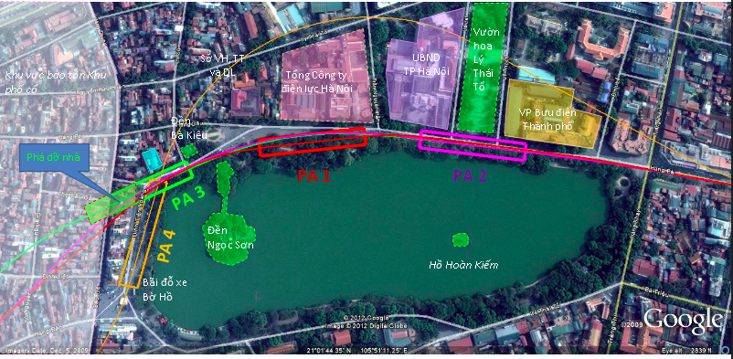 Tin nhanh - Bộ Văn hoá lên tiếng về đường sắt đô thị số 2 đặt ga ngầm gần hồ Gươm