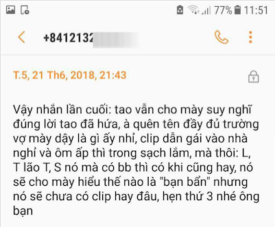 Tin nhanh - Hé lộ tin nhắn đe doạ người tố cáo ông Mai Tuấn Anh, Chủ tịch VEC (Hình 2).