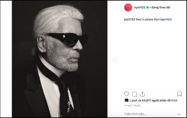 Sự kiện - Sao thế giới bày tỏ tiếc thương với NTK huyền thoại Karl Lagerfeld  (Hình 3).