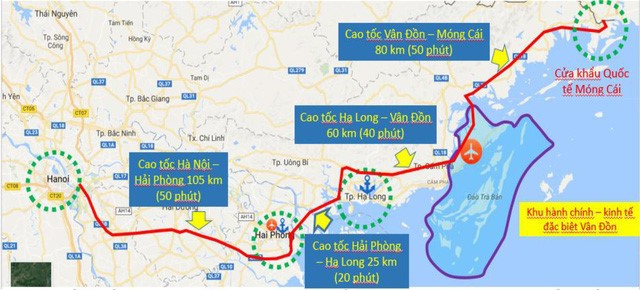 Đầu tư - Ngày mai (3/4) chính thức khởi công dự án cao tốc Móng Cái-Vân Đồn