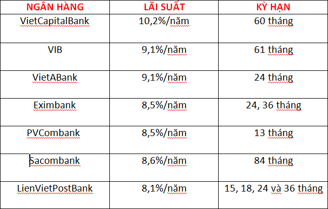 Tài chính - Ngân hàng - Trong 'cuộc đua' tăng lãi suất, gửi tiền ngân hàng nào có lợi nhất? (Hình 2).