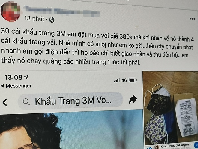 Tiêu dùng & Dư luận - Mua khẩu trang xịn trên Facebook tá hỏa nhận... lá khô