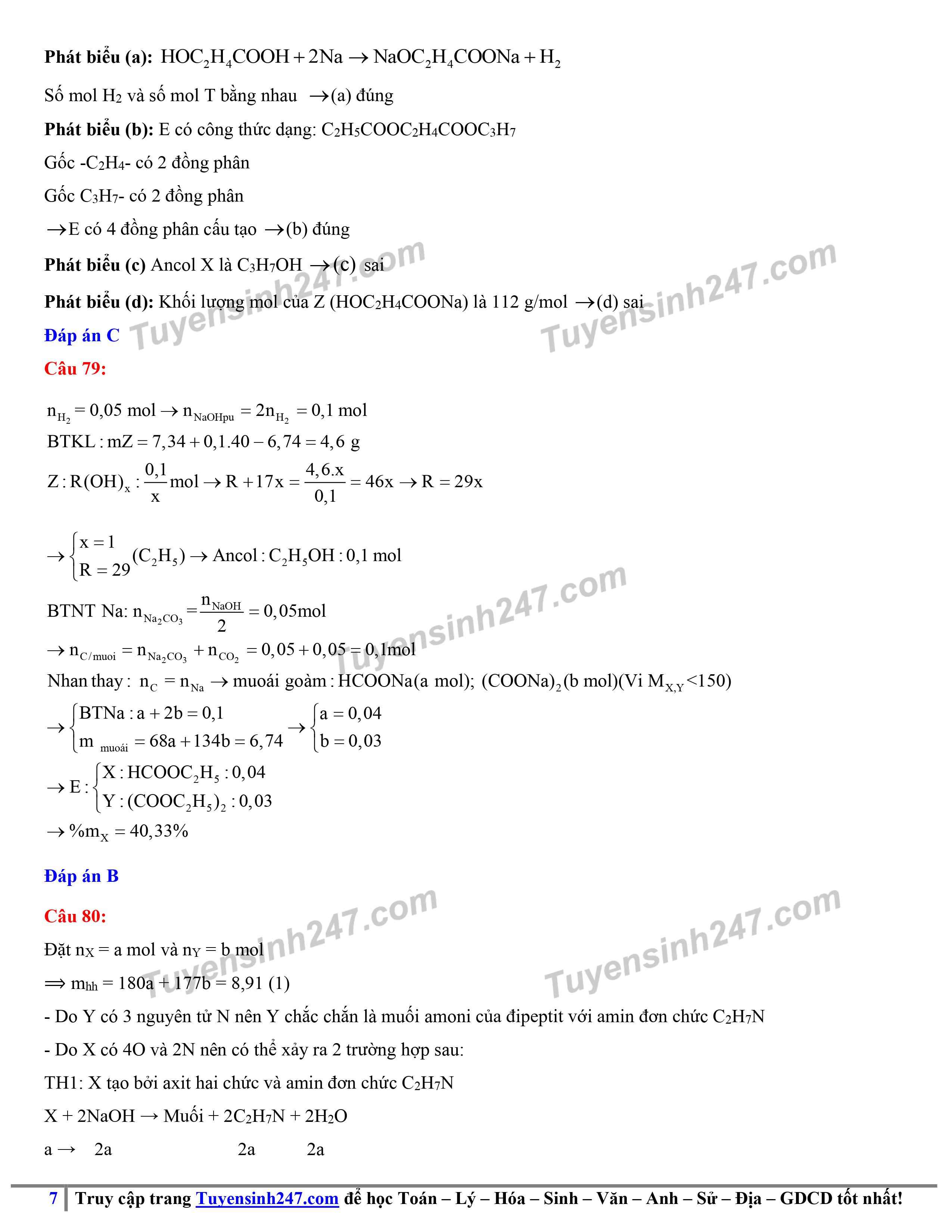 Giáo dục - Đáp án đề thi tham khảo kỳ thi tốt nghiệp THPT Quốc gia 2020 môn Hóa (Hình 7).