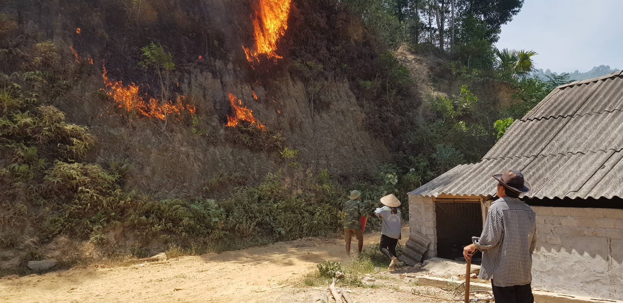 Tin nhanh - Hà Tĩnh: Đang cháy rừng diện rộng, di dời người dân ra khỏi vùng nguy hiểm  (Hình 2).