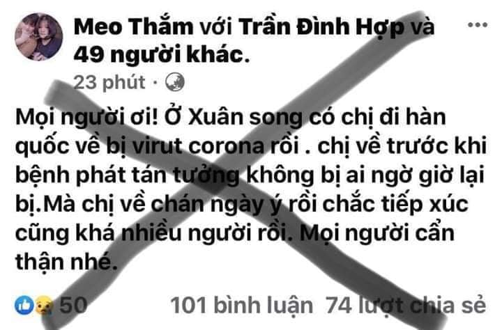 Tin nhanh - Triệu tập đối tượng đăng lên facebook sai sự thật về dịch Covid-19