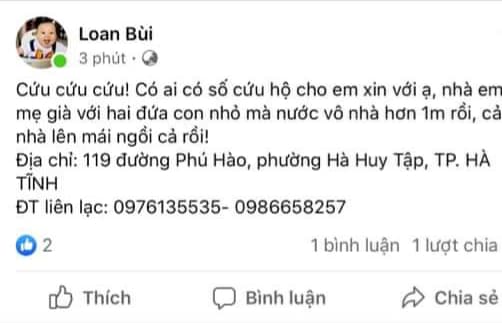 Tin nhanh - Hà Tĩnh: Thượng nguồn xả 3 đập lớn, hạ lưu ngập chìm trong biển nước (Hình 2).