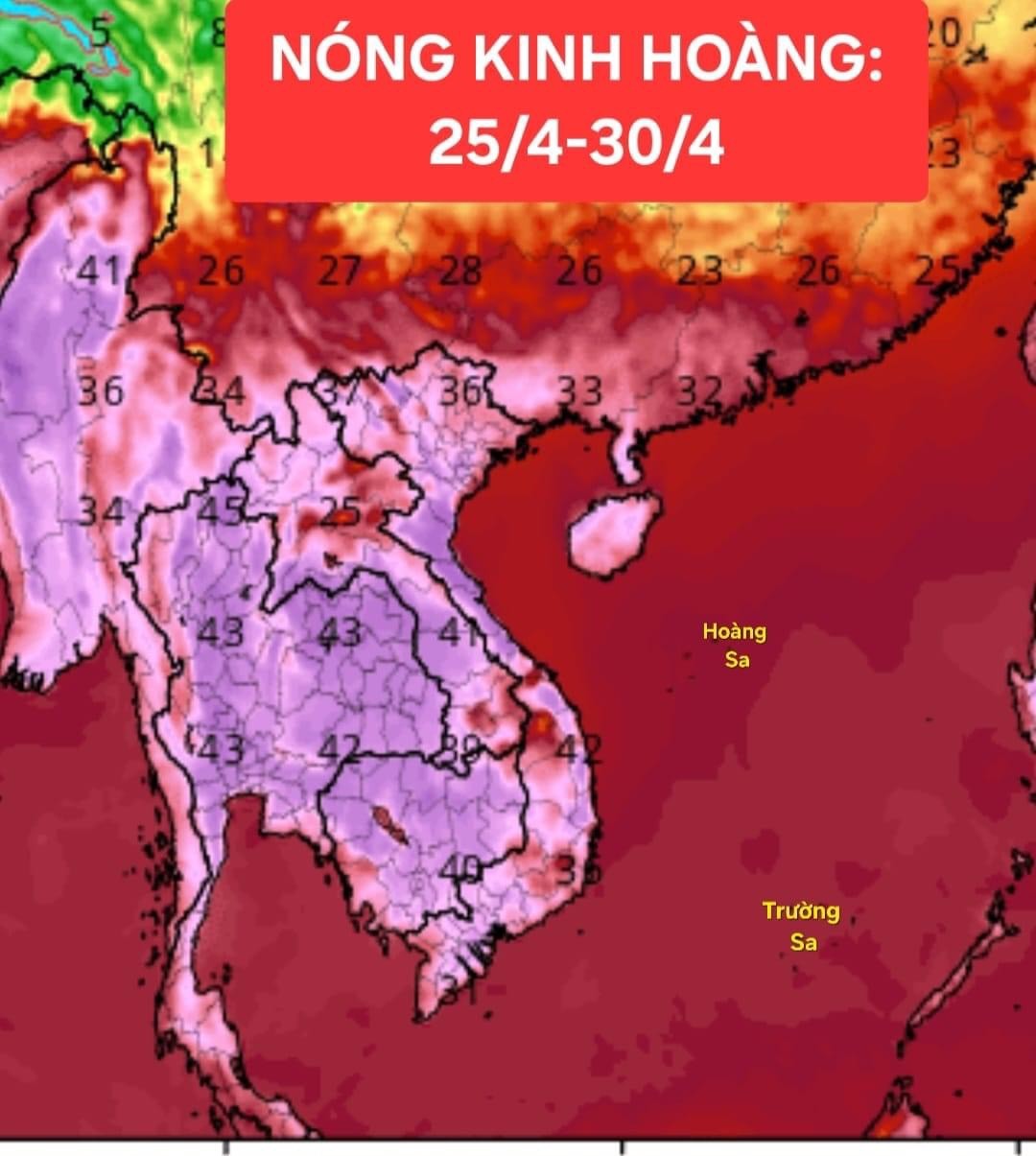 Dân sinh - Dự báo Hà Tĩnh nắng chưa từng có dịp nghỉ lễ 30/4 (Hình 3).