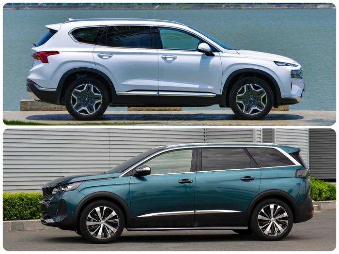 Tiêu dùng & Dư luận - Có 1,3 tỷ đồng, chọn Peugeot 5008 AL hay Hyundai Santa Fe 2021? (Hình 2).