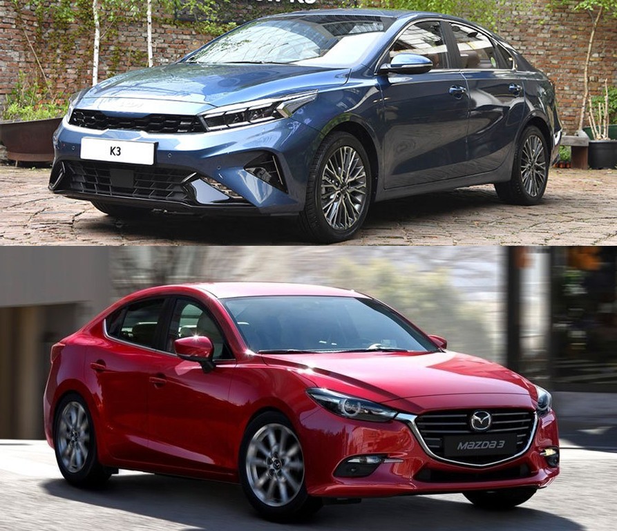 Tiêu dùng & Dư luận - Mua xe con phân khúc C dưới 1 tỷ đồng, chọn Mazda 3 hay Kia K3?