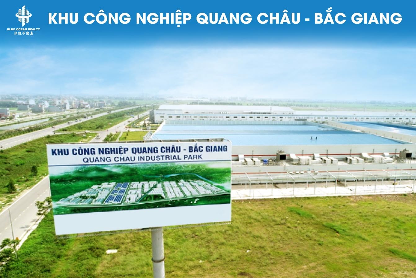 Chính sách - Dự án khu công nghiệp Quang Châu được rót vốn 996 tỷ đồng