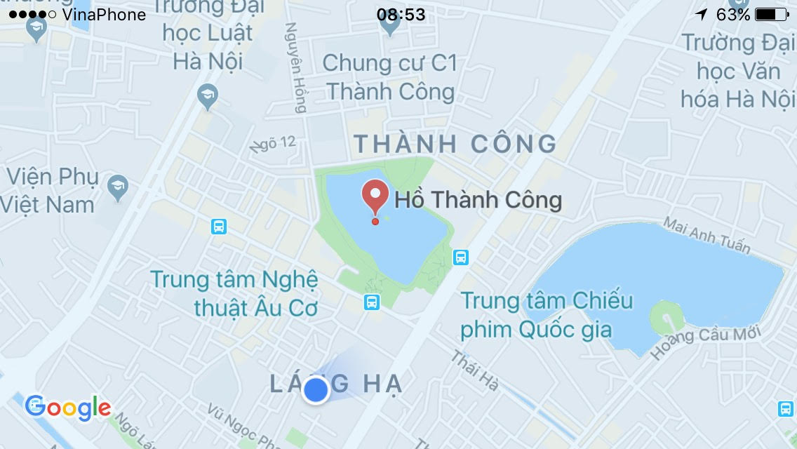 Hà Nội: Phát hiện xác nam giới ở hồ Thành Công