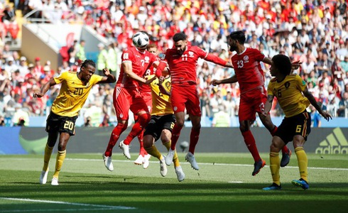 Chùm ảnh: Những điểm nhấn trong trận Bỉ thắng đậm Tunisia 5-2 (Hình 4).