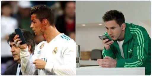 Dân mạng chế ảnh hài hước, Messi và Ronaldo hẹn ra sân bay về nước (Hình 3).