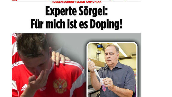 Tiết lộ bất ngờ về hóa chất cầu thủ Nga sử dụng trước mỗi trận World Cup