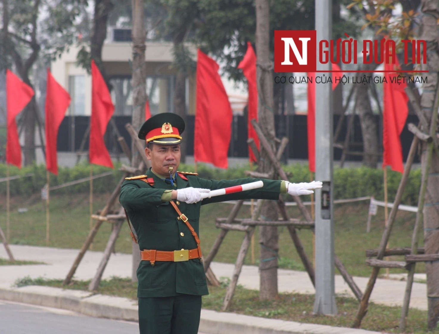 Tin nhanh - Khu công nghệ cao Hoà Lạc trang hoàng đón phái đoàn Triều Tiên (Hình 4).